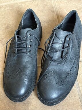 Denim & Supply Ralph Lauren Black Men's Wingtip Derbys